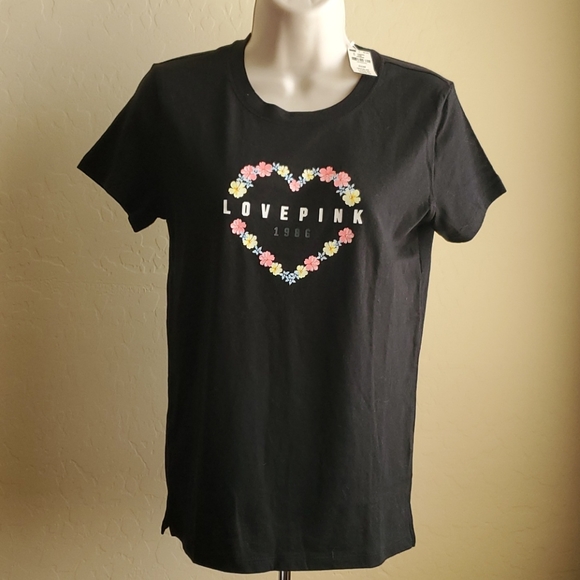 NWT PINK tee shirt. Xs - Picture 1 of 11